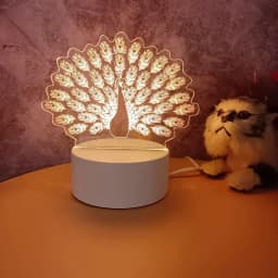 3D Lamp Acrylic LED Night Lights Bear Dinosaur Child Night Light Led for Bedroom Decoration Christmas Decor Wedding Party Favors