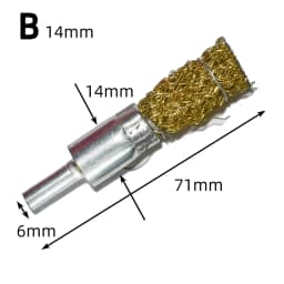 4pcs Wire Brush Wheel Cup Brush Set 1/4 Inch Shank Wire Wheel for Drill Attachment 0.012 Inch Wire Wheel