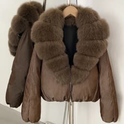 OFTBUY 90% White Duck Down Coat Luxury Winter Puffer Jacket Women Female Real Natural Fox Raccoon Fur Thick Warm Parkas