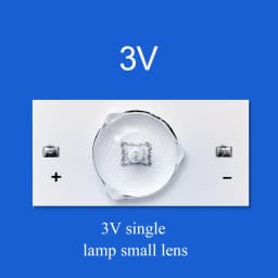 3V 6V SMD lamp beads with optical lens filter, suitable for 32-65 inch LED TV repair, with thermal glue, 2m cable repair parts