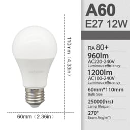 10pcs/lot LED Bulb E27 AC 110V 220V 3W 8W 9W 12W 15W 18W 20W 24W LED A60 G45 Lamp Saving Cold Warm White Bulbs for Home Light