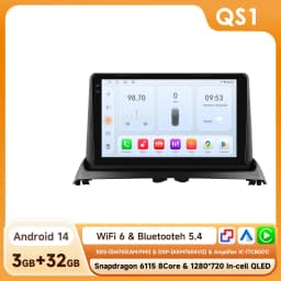 2Din Android13 Car Radio For Renault Clio 2 2000 - 2012 Car Multimedia GPS Carplay Intelligent Screen 2din autoradio 360Camera