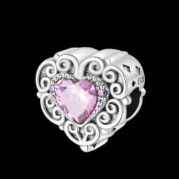 925 Silver DIY Beads Romantic Classical Series Guardian Flower Pendant Fit pand 3mm Original Bracelet For Women Jewelry Gift New