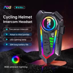 Y10 Max Motorcycle Helmet Bluetooth 6.0 Intercom CVC+DSP Dual Intelligent Noise ReductionInter Comunicador
