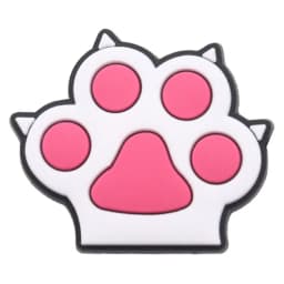 New Arrival 1pcs Cute Cartoon Cat Paw Doughnut PVC Shoe Charms Sandals Decoration Ornaments Accessories Kid Party Xmas Gift
