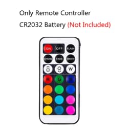 Battery Powered RGB Night Light Led Under Cabinet Lamp Puck Lights with Remote For Home Wardrobe Kitchen Display Case Decoration