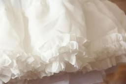 Sweet A-line Petticoat White Soft Five Layer Lolita Petticoat Hoopless Ruffle Short Tutu Skirt