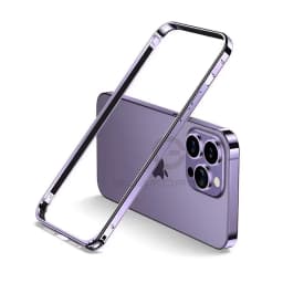 Luxury Light Aluminum Metal Frame For iPhone 12 13 14 Plus 15 16 17 18 Pro Max Bumper Case Thin Alloy Protect Back Accessories