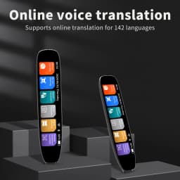 Scan Translation Pen,142 Languages Dyslexia Assist Reading Pen,Speech & Scan‑to‑Text for Learners & Elderly,10 Offline Languages