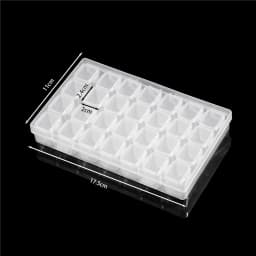 28 Girds Adjustable Plastic Storage Box Beads Ring Pendant Box for Jewelry Nail Art Diamond Painting Accessories Container Boxes