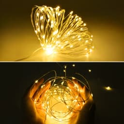 EU Power Supply LED Copper Wire Fairy Lights String 10/20/30/50M Holiday Party Home Decoration Lamp For Christmas Garden Decor
