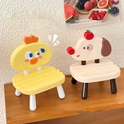 1/6 Pcs Love Cute Pet Chair Styling Phone Stand Lazy Desktop Chasing Drama Dormitory Ornament Small Support Stand