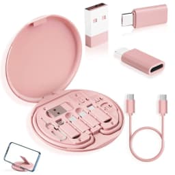 General Multifunctional 60W Type C Data Cable Set Fast Charge For IPhone Chargers Storage Box Card Pin Travel Box Phone Holder