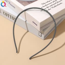 4mm Wide Thin Plastic Plain Headband for Women Girls Matte Hair Bands Teeth Comb DIY Skinny Hair Hoop Sport Hair Accessories