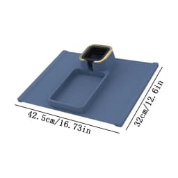 Couch Armrest Tray Cup Organizer Couch Arm Tray Holder Anti-Spill Sofa Organizer Drinks Remotes Holder For Snacks Storage
