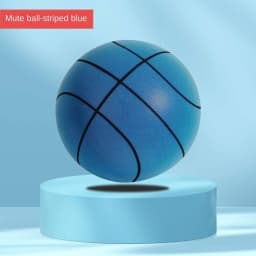 18cm/22cm/24cm Silent Training Basketball High Elasticity Low Decibel Bouncy Balls Lightweight Damping Bouncing Mute Ball