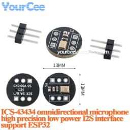 20pcs/1pc Ultra Small INMP441 ICS-43434 Omnidirectional Microphone Module I2S ISS MEMS High Precision 24 Bit Low Power for ESP32