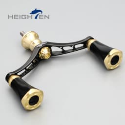 Heighten Spinning Reel Double Rocker Arms - 80/98mm Axle Spacing, 20mm Knob Diameter | Fits Daiwa & Shimano Reel Mod Parts