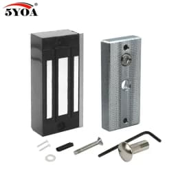 5YOA Magnetic Lock Electronic Door Lock Electric Gate Opener Suction Holding Force Electromagnetic For Access Control System
