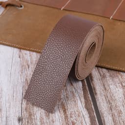 Microfiber Leather Tape Lychee Patte Soft Leather Cord for DIY Handmade Jewelry Bag Accessories Clothing Belt (2 Meters/Pieces)
