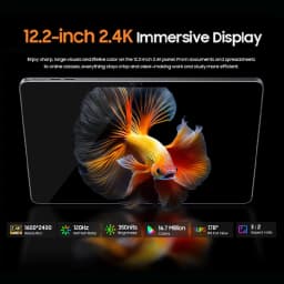 Global version Blackview MEGA 12 Tablet 12.2" 2.4K 120Hz Display Dimensity 7200 CPU 50MP Camera 10000mAh 5G Android 16 Tablet PC