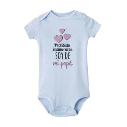 No Falling in Love I'm My Dad's Spanish Printed Baby Bodysuit Funny Newborn Jumpsuit Toddler Summer Clothes Infant Shower Gifts