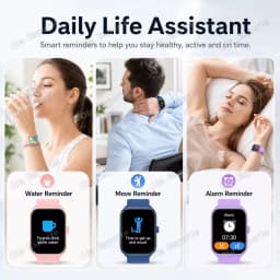 New Smart Watch 2.01 Inch HD Display Answer Make Call Message Preview Sport Modes DIY Dial Weather Forecast For Men Women HT30