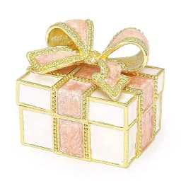 12 Styles Jewelry Trinket Box Hinged Metal Enameled Figurines Hand Painted Storage Case Wedding Ring Holder Home Dresser Decor