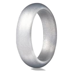1pc Silicone Ring Hypoallergenic Crossfit Flexible Rubber Finger Rings 5.7MM For Women Party Wedding Rings