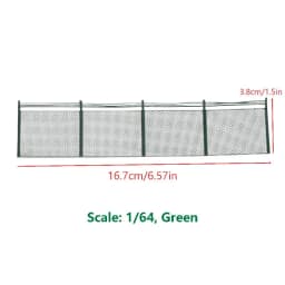 Miniature Fence Model 10Pcs Barriers Net for DIY Diorama Train Layout Realistic Railway Decoration Accessories