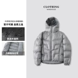 Highly Fluffy Ultra Warm 5000GT Substitute Tech Wool Cotton Fill Hooded Men's Bread Coat Cotton Jacket Cotton Padded Coat