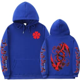 Harajuku Anime Black Clover Asta Cool Graphic Printed Hooded Men Women Manga Hoodies Oversized Casual Pullover Male Sweatshirt