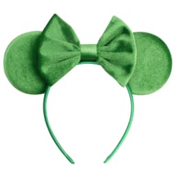 1pc Elegant Velvet Hair Accessory Fashion Solid Color Mickey Mouse Ear Headband For Wear Party Theme Parks Women Headband
