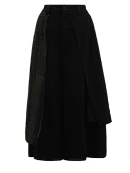 EAM Brown Tie Dye Irregular Wide Leg Pants High Elastic Waist New Trousers Women Fashion Tide Spring Autumn 2026 CPG1572