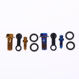 1Set Motorcycle Accessories Brake Bleed Screw Banjo Bolt M10*1.25mm /1.0mm Air Release Brake Caliper Cylinder Screw