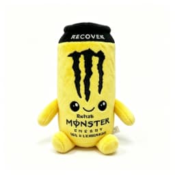 Black White Energy Monstoer  Can Shaped Plush Toy Zero Sugar Theme Soft Stuffed Doll Desktop Decor Holiday Gift