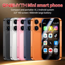 ONEMYTH A17 Mini Android 8.1 SmartPhone 3.0'' 2GB RAM 16GB ROM Dual SIM Standby Play Store 3G Small Mobile Phone