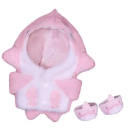 20cm Doll Clothes Pink Blue Replacement Outfit Cartoon Shark Coat Doll Accessories Changing Dressing Game Miniature Hoodies