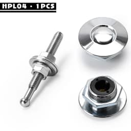 Universal 32mm/1.25" Push Button Billet Hood Pins Lock Clip Kit Engine Bonnets Lock Aluminum Car Quick Latch PQY-HPL04/05