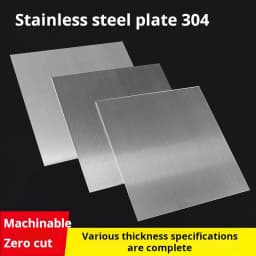 304 Stainless Steel Plate Thin Steel Plate Processing Customized DIY Handmade Raw Material Laser Cutting Steel Plate