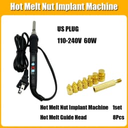 Heat Insert Nut Stainless Screw TS100 Soldering Iron Tip Insert Internal Thread Head Brass Hot Melt Insert Nuts Bolt Insertion