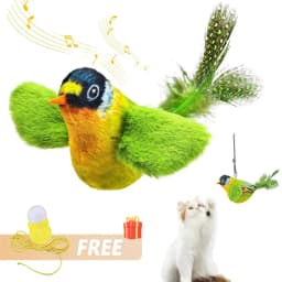 Dog Cat Interactive Ball Toy Automatic Rolling Ball Faux Tail Rechargeable Smart Pet Electric Toy Dog Cat Training Imitate Mouse