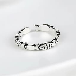925 Sterling Silver Sanding Face Adjustable Rings For Women Ladies Elegant Luxury Quality Jewelry Accessories Jewellery