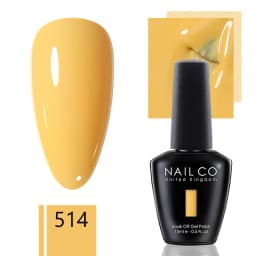 NAILCO 15ml Gel Nail Polish Semipermanente Varnishes Lacquer Esmalte Black White Color UV Lakiery Hybrydowe Vernis Gellak Polish
