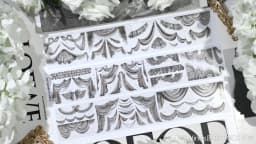 1 Loop Pet Washi Tape Sample Many Designs Wild Sunflower, Silent Corona, Pup of The Sands, Fallen Sacred Domain