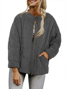 Spring Knitted Women Jacket Black Stand Keep Warm Thick Loose Coats Female Spring Casual Elegant Trendy Ladies Clothes