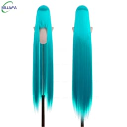 700g High Quality 59" 150cm Long Straight Cosplay Wig With Bang Blond Brown Red Green Blue Heat Resistant Hair Colors Anime Wigs
