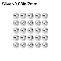 25Pcs/lot Nice-Designed Slotted Tungsten Beads Fly Tying Beads Tungsten 2mm/2.5mm/2.8mm/3.3mm/3.5mm Fly Tying Material