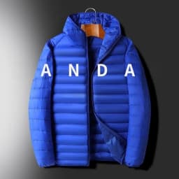 Lightweight Warm down Cotton Jacket Autumn Winter Men's Thin Comfortable Simple Matchable Hooded Cotton Top Men's Outerwear