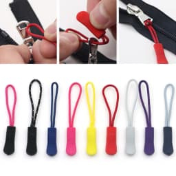 1pcs/lot Zipper Pull Rope End Fit Zippers Puller Zip Head Replacement Clip Buckle Fixer Suitcase Clothing